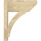 Ekena Millwork Thorton Slat Rough Sawn Outlooker, Douglas Fir, 8"W x 18"D x 22"H OUT08X18X22THR06RDF - alternate 2
